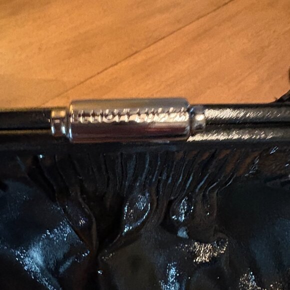 NWT Elliott Lucca Black Patent Leather Satchel - Picture 3 of 10